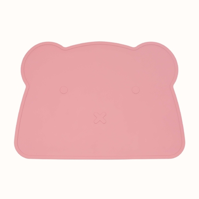 Kartun Beruang Bentuk Anak-anak Memberi Makan Food Grade Silicone Table Mats Dinner Tatakan Untuk Bayi