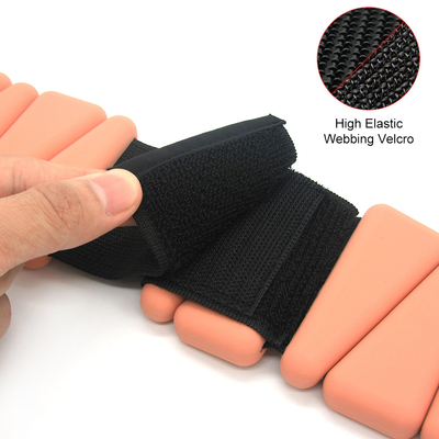 Bobot Pergelangan Kaki Pergelangan Tangan yang Dapat Dipakai Dapat Diatur Yoga Barre Pilates Cardio Aerobics 2 Sets 2lb 4lb