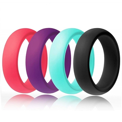 Desain Fashion Tahan Lama Olahraga Silicone Finger Ring Untuk Pria Wanita