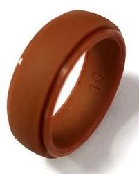 Cincin Pertunangan Pernikahan Silikon Cincin Jari Untuk Pria Dan Wanita Logo Kustom