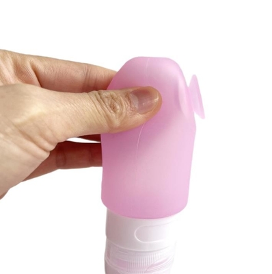 Silikon Perjalanan Botol Set Tsa Disetujui Leak Proof Refillable Silicone Squeezable Aksesoris Perjalanan Wadah untuk Toi