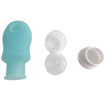 Silikon Perjalanan Botol Set Tsa Disetujui Leak Proof Refillable Silicone Squeezable Aksesoris Perjalanan Wadah untuk Toi
