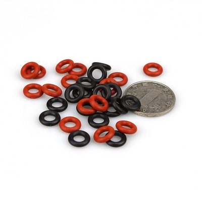 PTFE Silicone Rubber O Rings Non Discoloring Oilproof Untuk Segel Medis