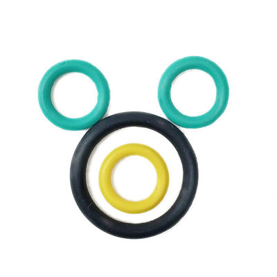 Kekerasan 30A-80A Silicone Rubber O Rings Oil Seal Tahan UV