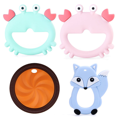 Mainan Karet Alam Antiwear yang Dapat Diserap, Teether Karet Alam Hevea yang Lucu