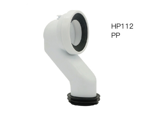 Pipa Pembuangan Limbah Toilet Fleksibel ISO9001 Anti Bocor Anti Korosi